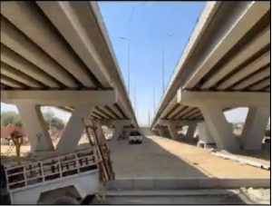 مشروع تقاطع أبي تمام المجسر في محافظة نينوى .