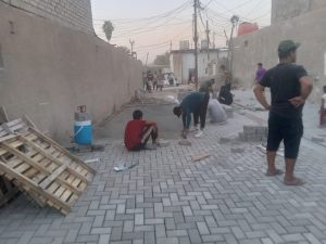 اعمال فريق الإشراف الهندسي/٢(الجهد الخدمي) لمدينة الصدر والمعامل في بغداد