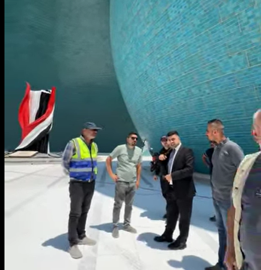 Read more about the article زيارة المدير العام المهندس ميثم عبدالاله الشهد لمشروع تاهيل نصب الشهيد