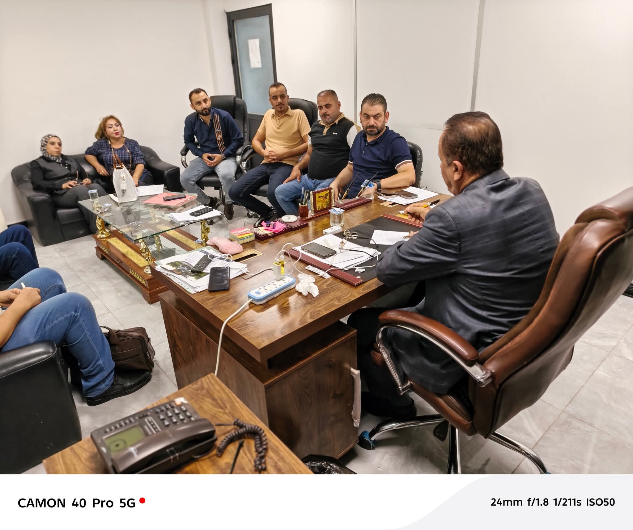 Read more about the article اجتماع رؤساء فرق الاشراف لجهد الخدمي والهندسي
