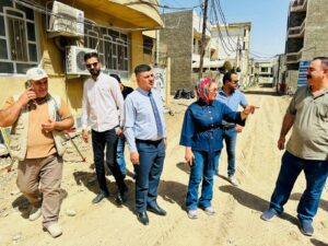 زيارة السيد المدير العام لقاطع العبسلي/الكرخ