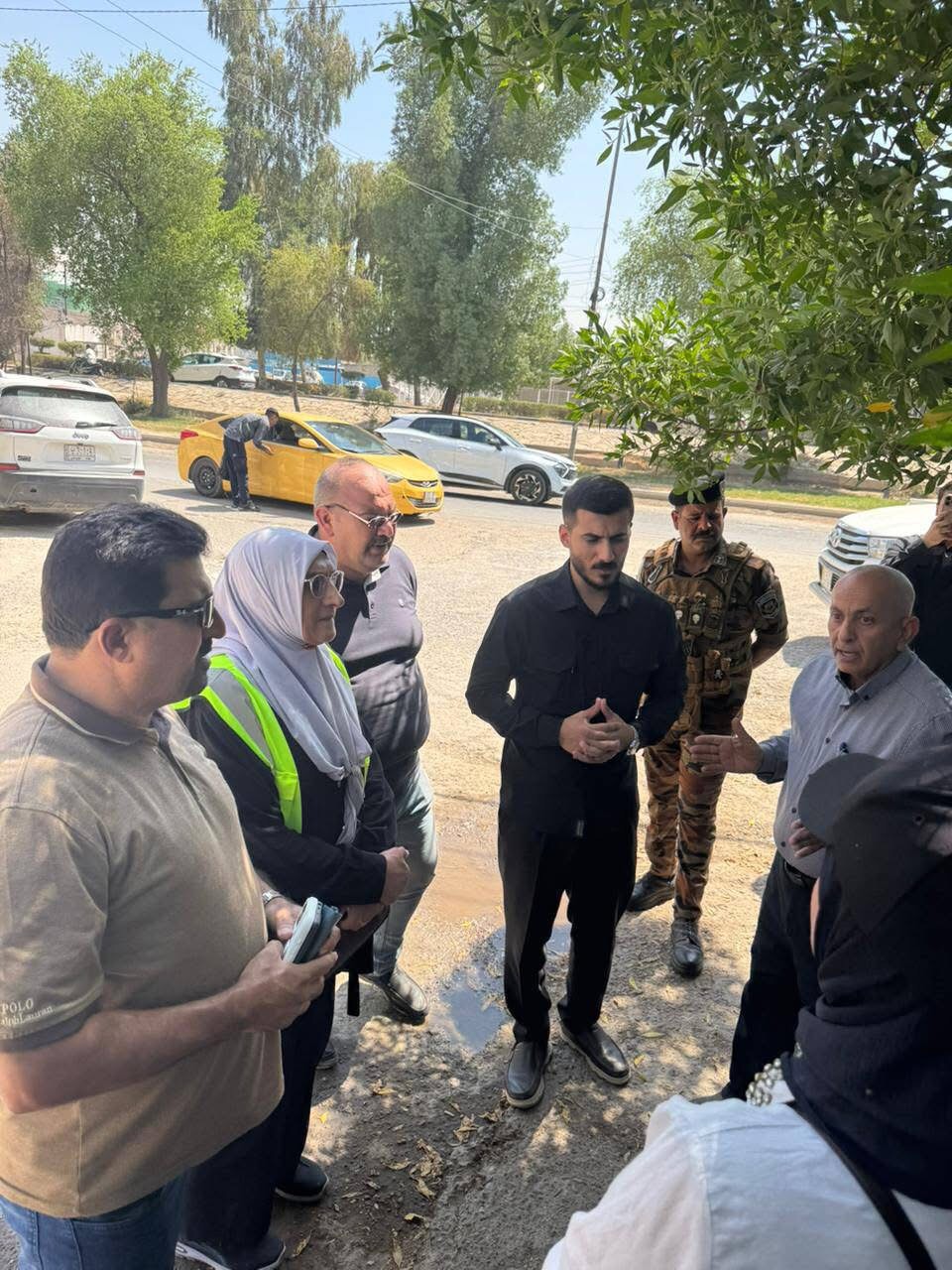 You are currently viewing فريق الاشراف الهندسي/ محافظة بغداد/جانب الكرخ /اعمال م٨١٤ حي الطابقين/مشروع الضفاف او مجمع الضفاف/شارع الملا