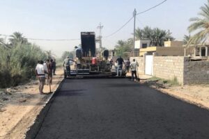 باشراف و متابعة الملاكات الهندسية التابعة لدائرة الاشغال و الصيانة العامة /الجهد الخدمي و الهندسي /فريق الاشراف الهندسي / في محافظة / بابل