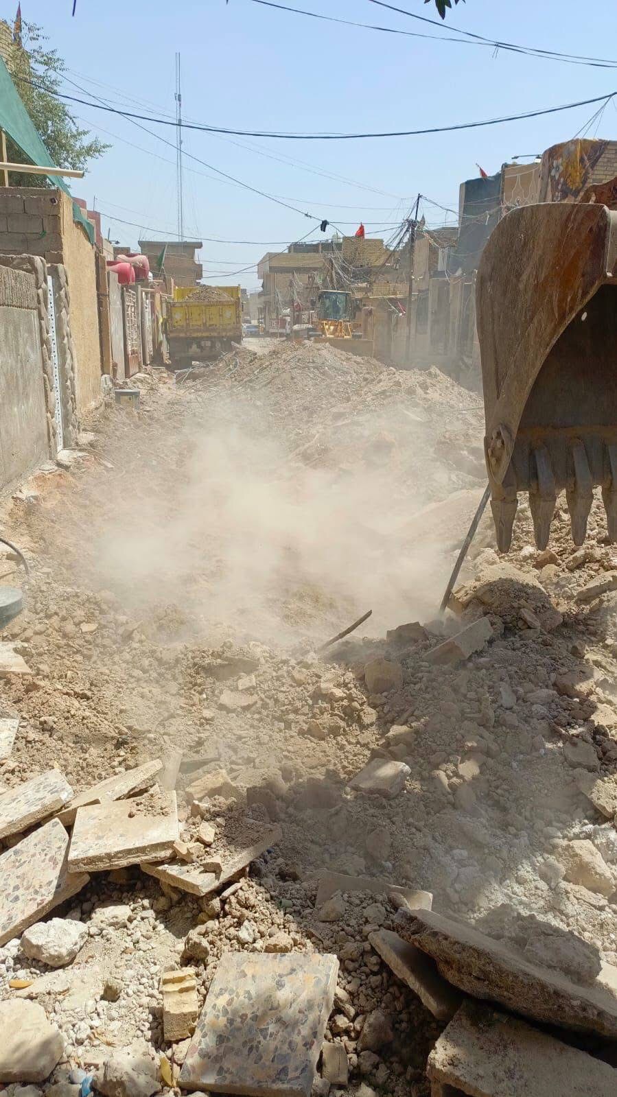 You are currently viewing 2025/9/16تواصل اعمال الجهد الخدمي/فريق الاشراف الهندسي/ بغداد/الكرخ دوانم الشعلة ليوم الثلاثاء الموافق