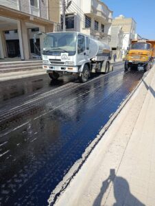 تواصل الملاكات الهندسية التابعة لدائرة الاشغال و الصيانة العامة الاشراف و المراقبة على مشاريع/الجهد الخدمي و الهندسي