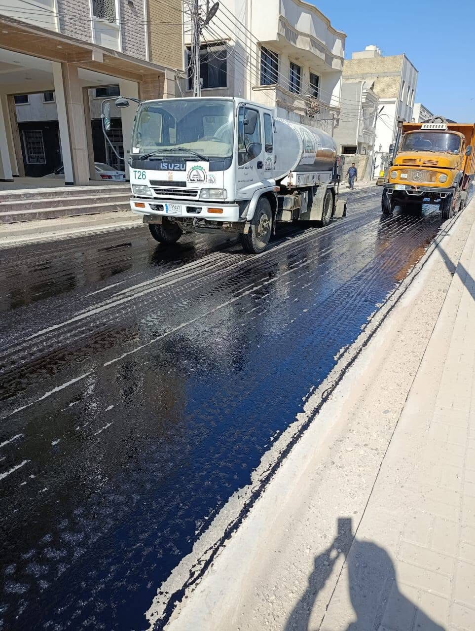 Read more about the article تواصل الملاكات الهندسية التابعة لدائرة الاشغال و الصيانة العامة الاشراف و المراقبة على مشاريع/الجهد الخدمي و الهندسي