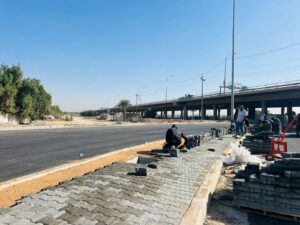 تواصل الملاكات الهندسية التابعة لدائرة الاشغال و الصيانة العامة الاشراف و المراقبة على مشاريع/الجهد الخدمي و الهندسي محافظة بغداد/جانب الكرخ