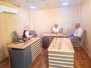 معاون مدير عام دائرة الأشغال و الصيانة العامة المهندس (على كنيهر) يتفقد مشاريع الجهد الخدمي والهندسي في محافظة بغداد/جانب الرصافة