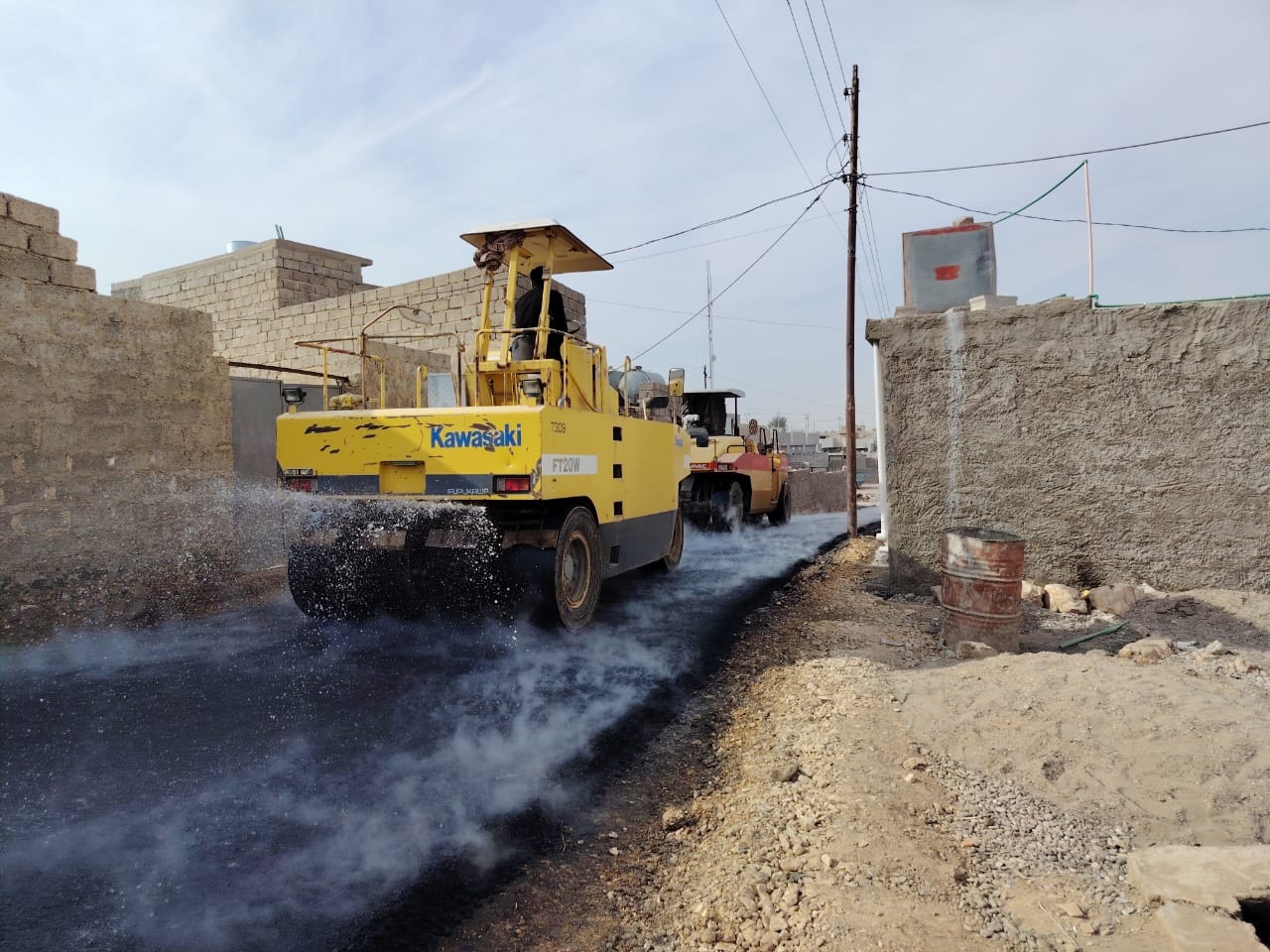 Read more about the article الأعمال لهذا اليوم الخميس المصادف ٢٠٢٥/١١/١٣ لمشاريع الجهد الخدمي والهندسي في محافظة نينوى.(( مشروع تبليط شوارع متفرقة في الأحياء العشوائية للتصميم الأساسي في مدينة تلعفر)) .١- قرية النخوة.