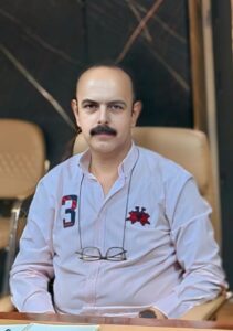 غسان ابراهيم حيدر مدير قسم المشاريع والخدمات الهندسية / دائرة الاشغال والصيانه