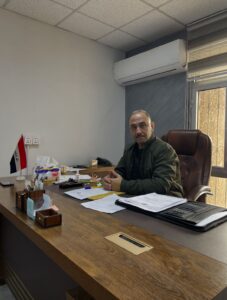 مثنى ثامر عبد الله / مدير قسم التصاميم / دائرة الاشغال والصيانةً